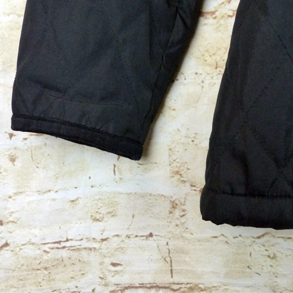prAna Jacket Womens S Black Full Zip Fleece Line Lightweight Coat Gorpcore FLAW